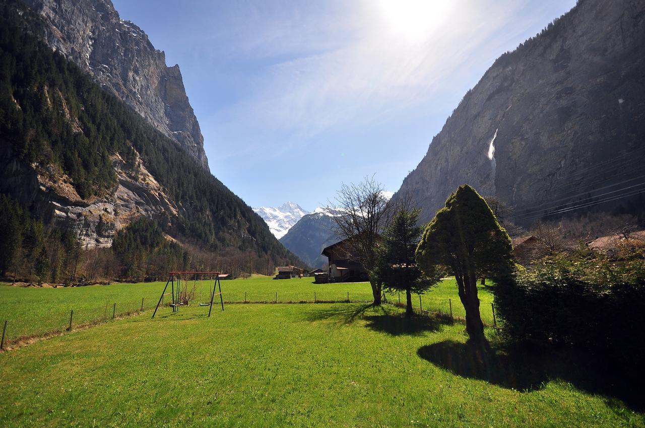 Waterfall Chalet Villa Stechelberg Dış mekan fotoğraf